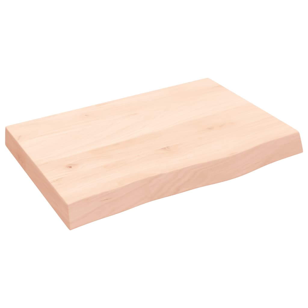Væghylde Massivt Egetræ (2-6 Cm) - Billede 2
