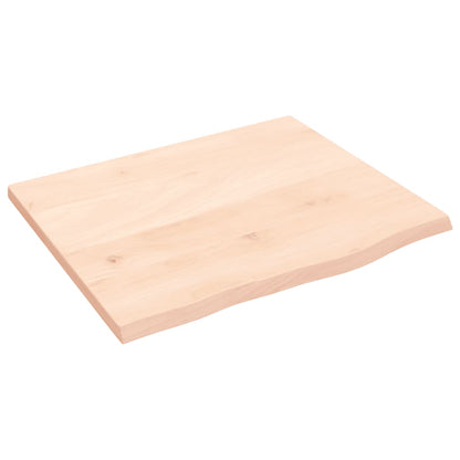 Væghylde 60x50x2 Cm Massivt Egetræ - Billede 2