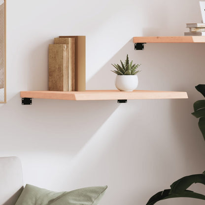 Væghylde 60x50x(2-4) Cm Massivt Egetræ - Billede 3