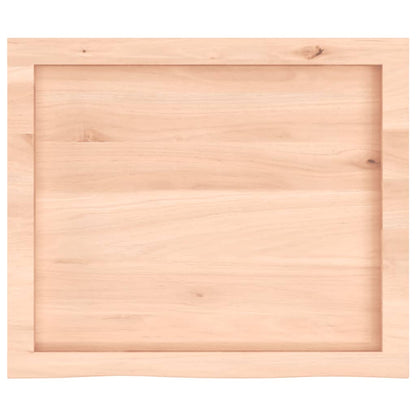 Væghylde 60x50x(2-4) Cm Massivt Egetræ - Billede 5