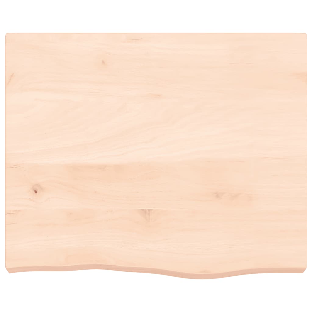 Væghylde 60x50x(2-6) Cm Massivt Egetræ - Billede 4