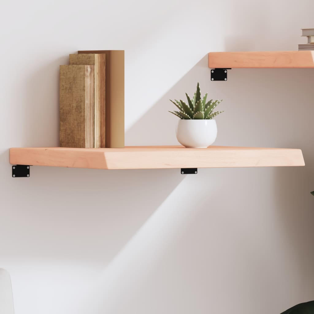 Væghylde 60x50x(2-6) Cm Massivt Egetræ - Hovedbillede