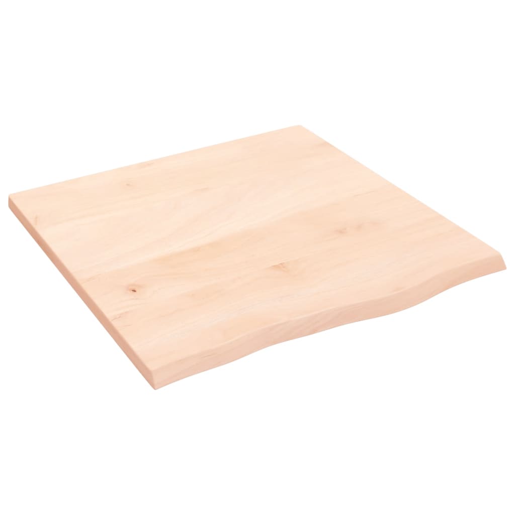 Væghylde 60x60x2 Cm Massivt Egetræ - Billede 2