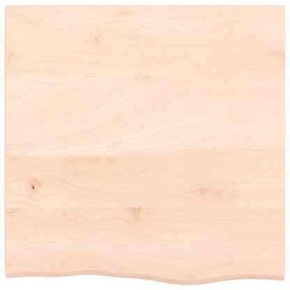 Væghylde 60x60x2 Cm Massivt Egetræ - Billede 4