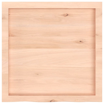 Væghylde 60x60x(2-4) Cm Massivt Egetræ - Billede 5