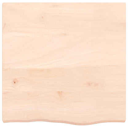 Væghylde 60x60x(2-6) Cm Massivt Egetræ - Billede 4