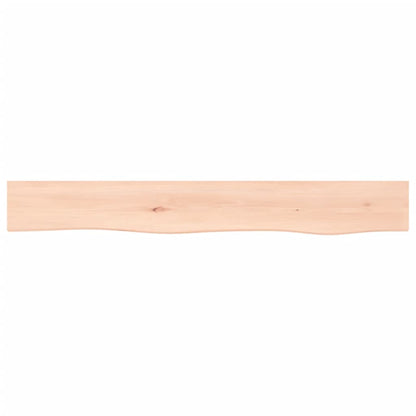 Væghylde 80x10x2 Cm Massivt Egetræ - Billede 4