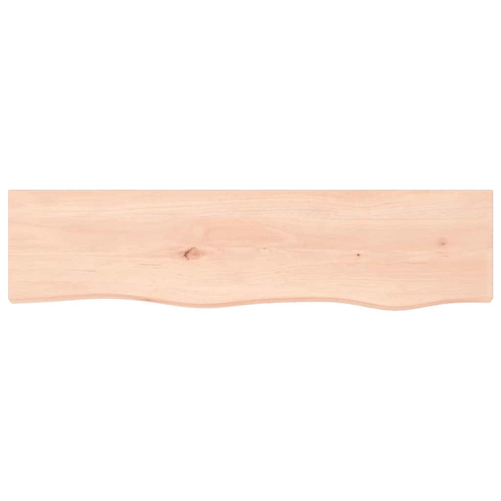 Væghylde 80x20x6 Cm Massivt Egetræ - Billede 4