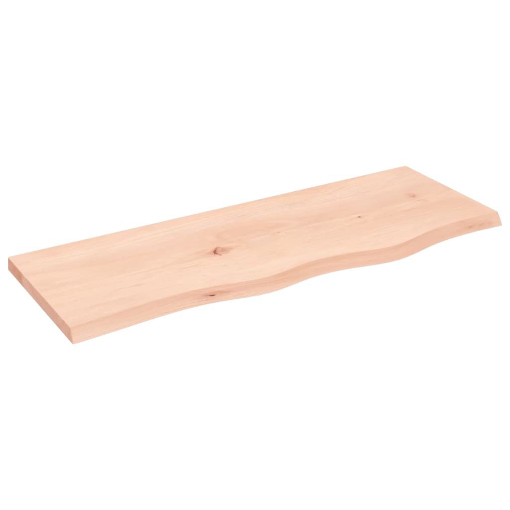 Væghylde 80x30x2 Cm Massivt Egetræ - Billede 2