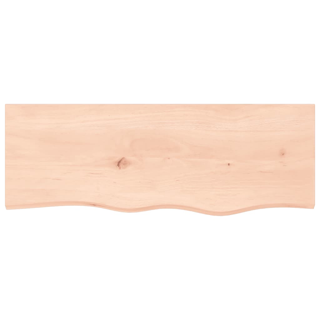 Væghylde 80x30x(2-4) Cm Massivt Egetræ - Billede 4