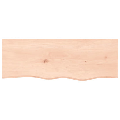 Væghylde 80x30x(2-4) Cm Massivt Egetræ - Billede 4