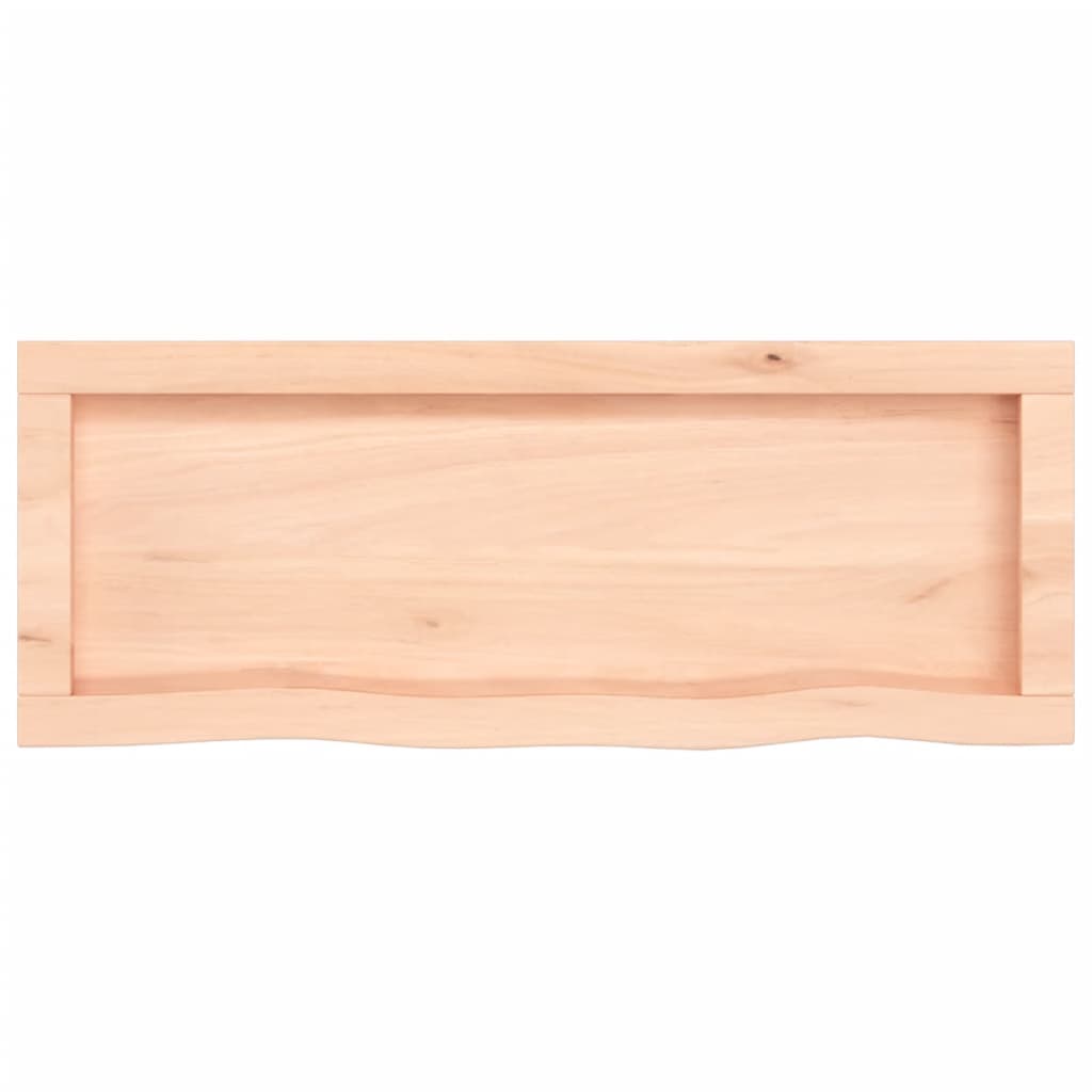 Væghylde 80x30x(2-4) Cm Massivt Egetræ - Billede 5