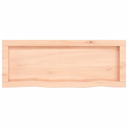 Væghylde 80x30x(2-4) Cm Massivt Egetræ - Billede 5