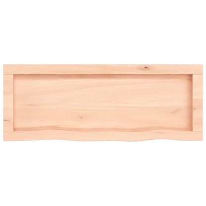 Væghylde 80x30x(2-6) Cm Massivt Egetræ - Billede 5