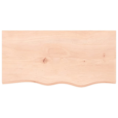 Væghylde 80x40x2 Cm Massivt Egetræ - Billede 4