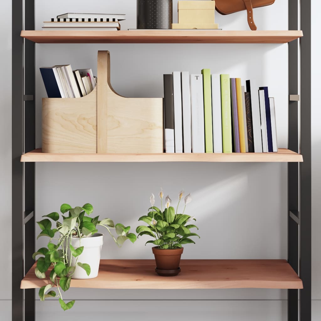 Væghylde 80x40x2 Cm Massivt Egetræ - Hovedbillede