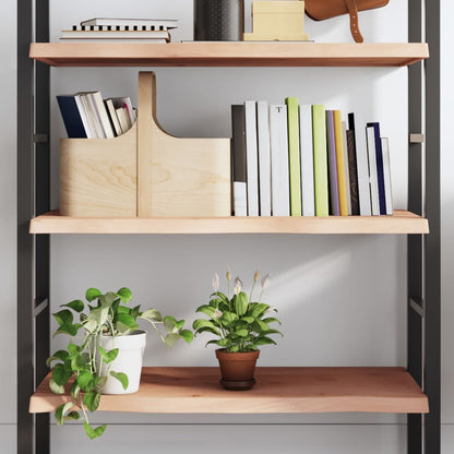 Væghylde 80x40x(2-4) Cm Massivt Egetræ - Hovedbillede