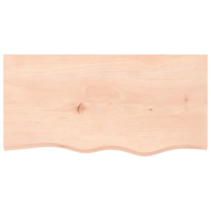 Væghylde 80x40x(2-6) Cm Massivt Egetræ - Billede 4