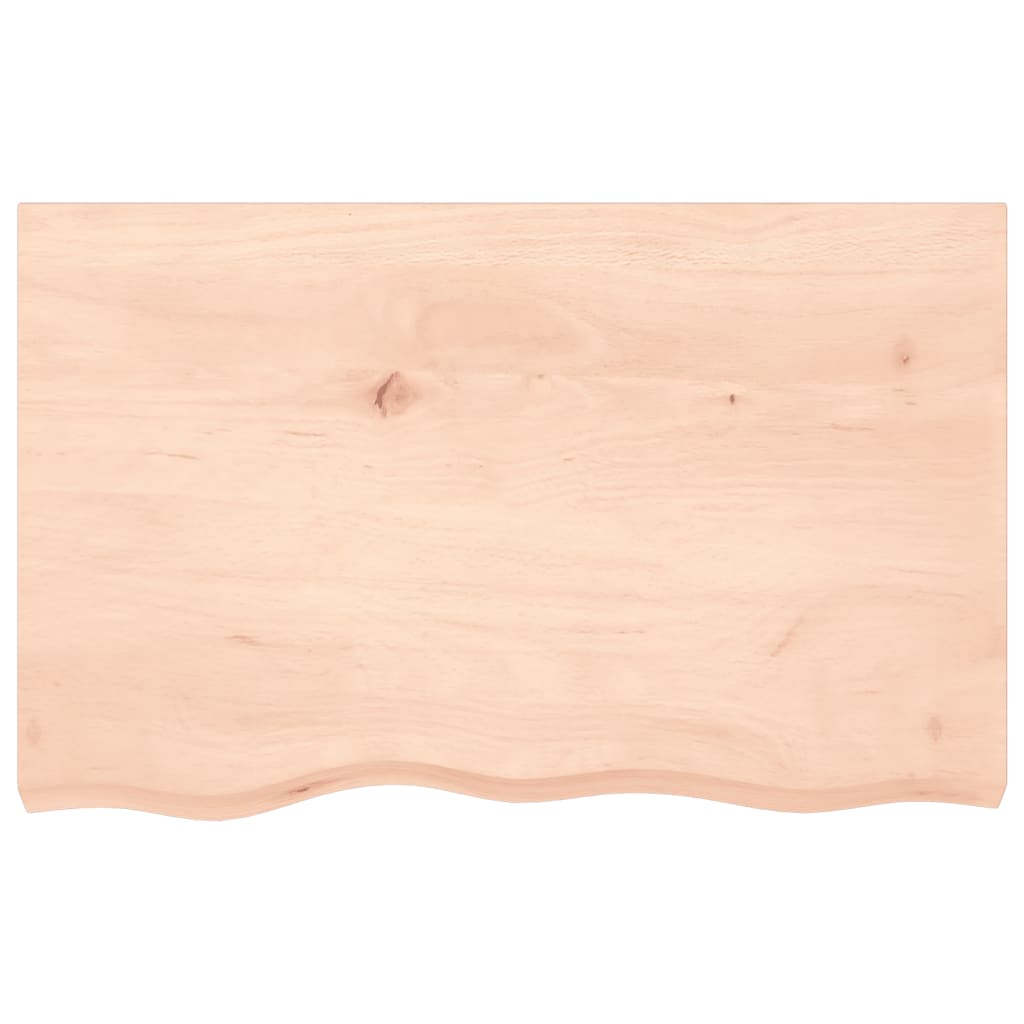 Væghylde 80x50x2 Cm Massivt Egetræ - Billede 4
