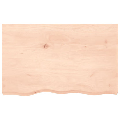 Væghylde 80x50x2 Cm Massivt Egetræ - Billede 4