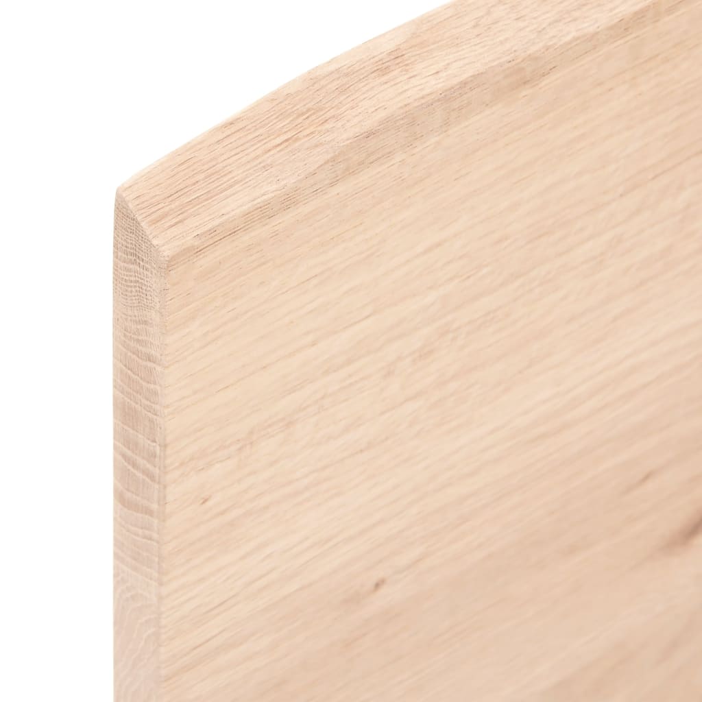 Væghylde 80x50x2 Cm Massivt Egetræ - Billede 6