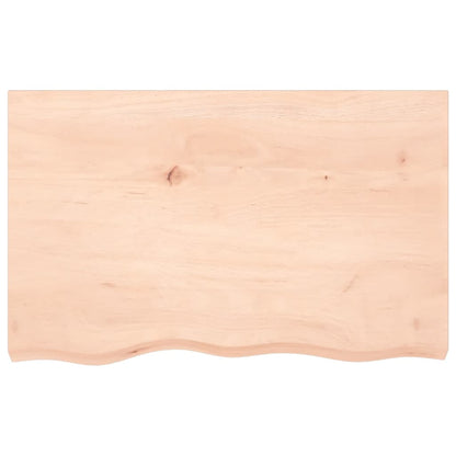 Væghylde 80x50x(2-6) Cm Massivt Egetræ - Billede 4