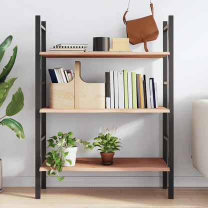 Væghylde 80x60x2 Cm Massivt Egetræ - Billede 3