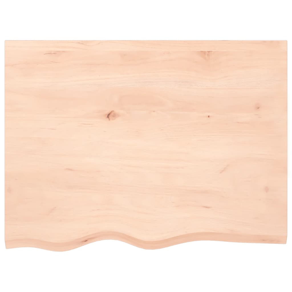 Væghylde 80x60x2 Cm Massivt Egetræ - Billede 4