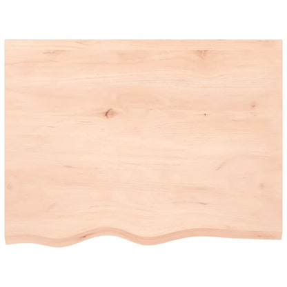 Væghylde 80x60x2 Cm Massivt Egetræ - Billede 4