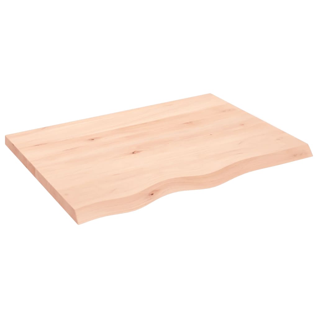Væghylde 80x60x(2-4) Cm Massivt Egetræ - Billede 2