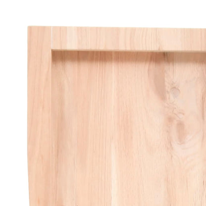 Væghylde 80x60x(2-4) Cm Massivt Egetræ - Billede 7