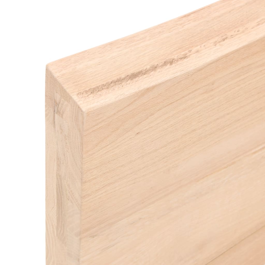 Væghylde Massivt Egetræ (2-6 Cm) - Billede 8