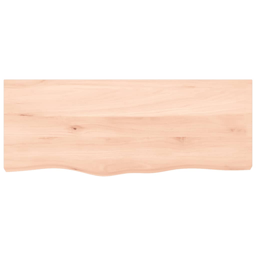 Væghylde 100x40x2 Cm Massivt Egetræ - Billede 4