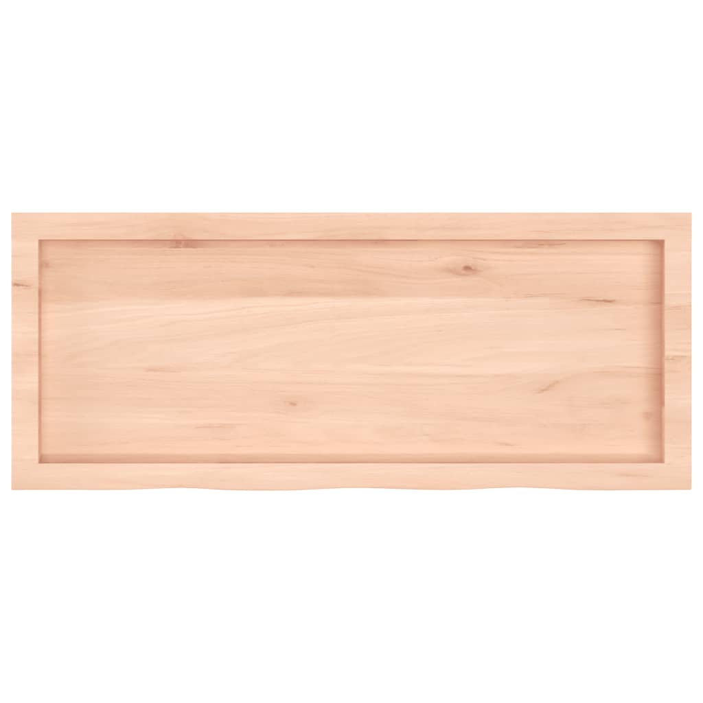 Væghylde 100x40x(2-4) Cm Massivt Egetræ - Billede 5