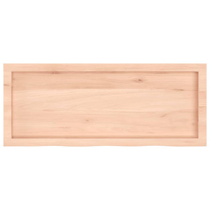 Væghylde 100x40x(2-4) Cm Massivt Egetræ - Billede 5