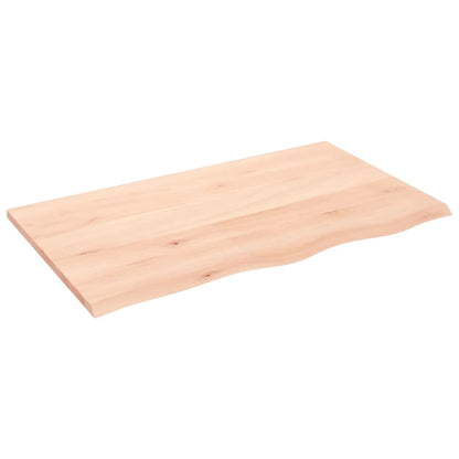 Væghylde 100x60x2 Cm Massivt Egetræ - Billede 2