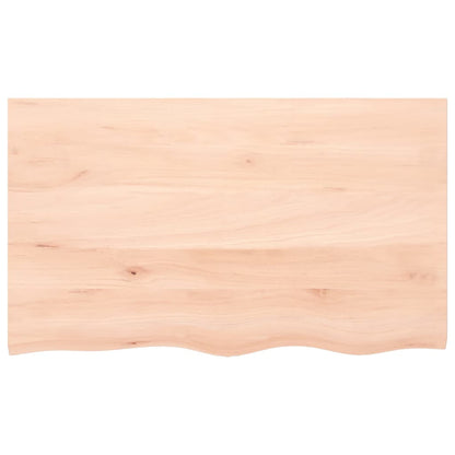 Væghylde 100x60x2 Cm Massivt Egetræ - Billede 4