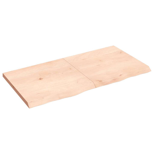 Væghylde Massivt Egetræ (120x60x2-4 Cm) - Hovedbillede