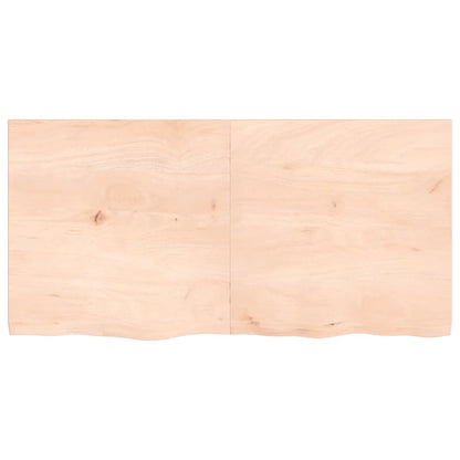 Væghylde Massivt Egetræ (120x60x2-4 Cm) - Billede 3