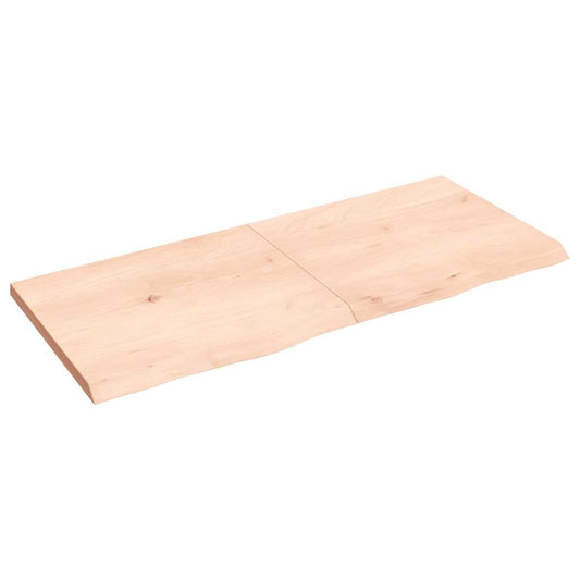 Væghylde Massivt Egetræ (140x60x(2-4) Cm) - Hovedbillede