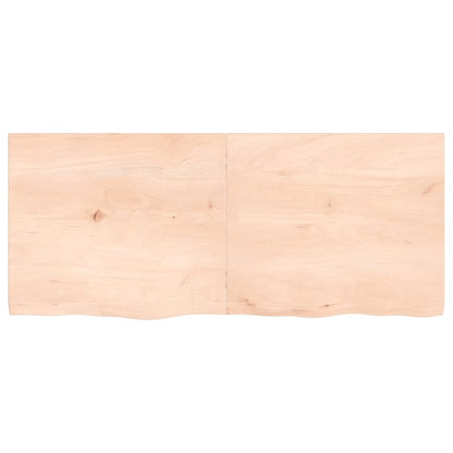 Væghylde Massivt Egetræ (140x60x(2-4) Cm) - Billede 3