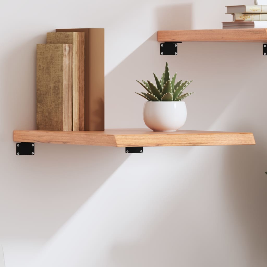 Væghylde 40x50x(2-4) Cm Massivt Egetræ
