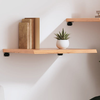 Væghylde 60x50x(2-4) Cm Massivt Egetræ