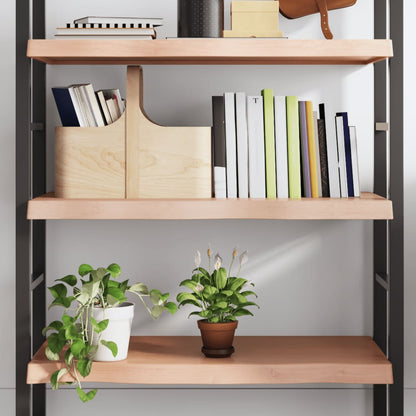 Væghylde 80x40x(2-6) Cm Massivt Egetræ