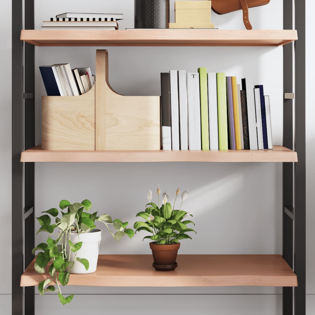 Væghylde 80x60x(2-4) Cm Massivt Egetræ