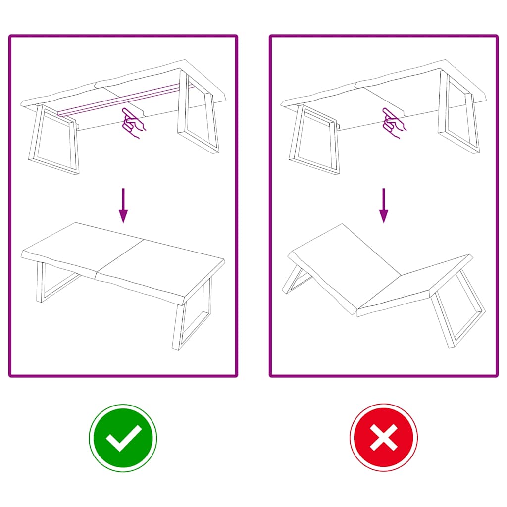 Væghylde 120x50x(2-6) Cm Behandlet Massivt Egetræ - Billede 4