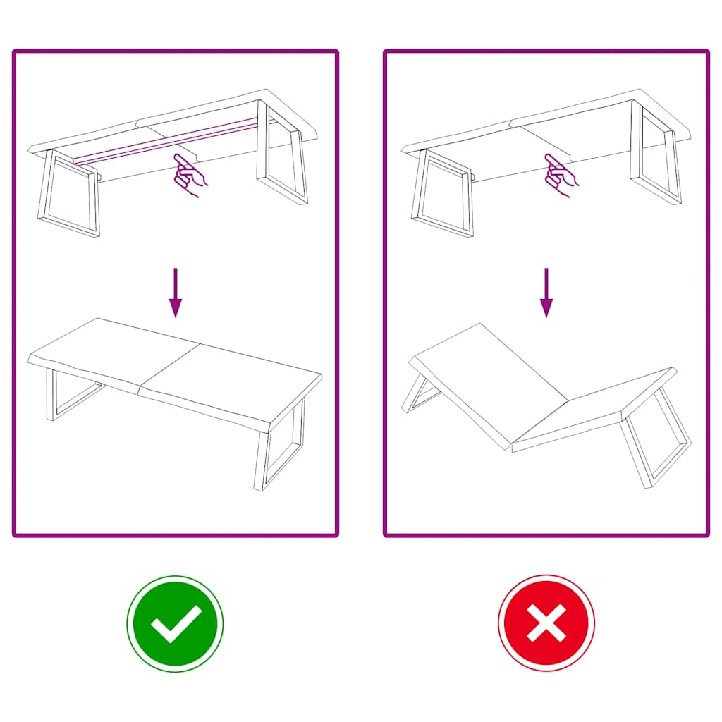 Væghylde 140x50x(2-4) Cm Behandlet Massivt Egetræ - Billede 5