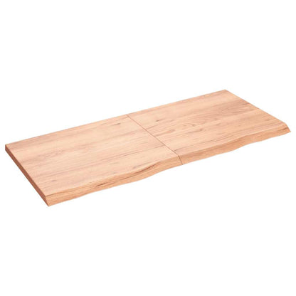 Væghylde Massivt Egetræ (140x60x(2-4) Cm)