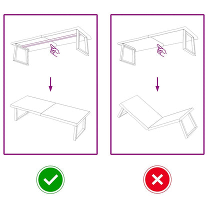 Væghylde 160x50x(2-6) Cm Behandlet Massivt Egetræ - Billede 4