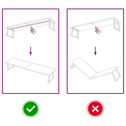 Væghylde 220x50x(2-6) Cm Behandlet Massivt Egetræ Lysebrun - Billede 4